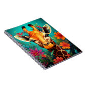 Carnet Portrait de la Giraffe florale-9319 (Côté Droit)