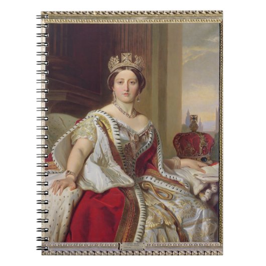 Carnet Portrait de la Reine Victoria (1819-1901) 1859 (Devant)