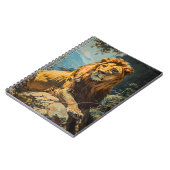 Carnet Portrait de lion vintage (Côté gauche)