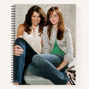Carnet Portrait de Lorelai et Rory assis
