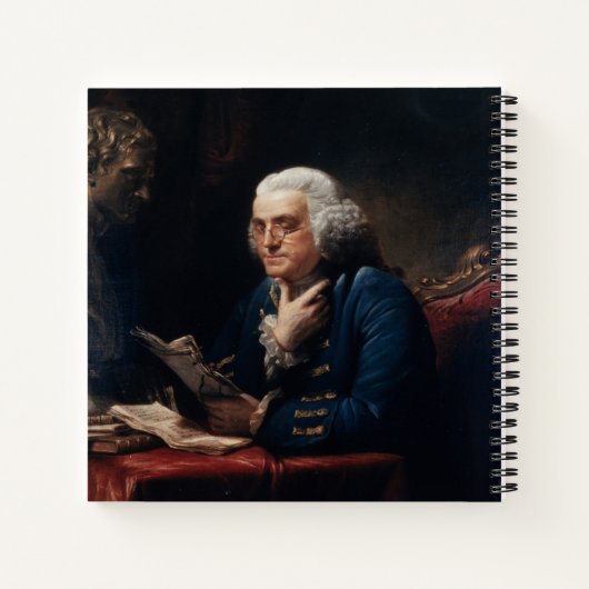 Carnet Portrait de pouce, Benjamin Franklin Père fondateu (Dos)