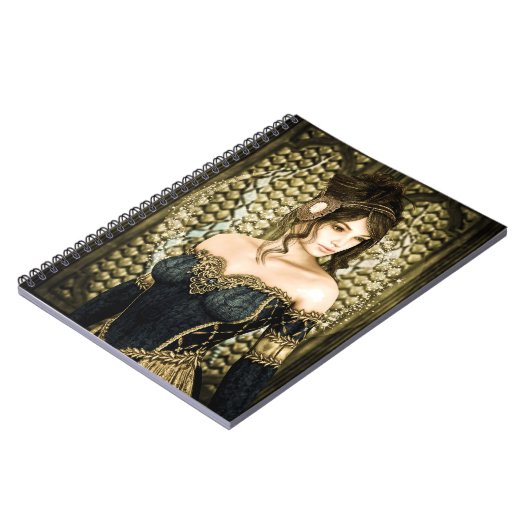 Carnet Portrait de Princesse de Conte de Fées Enchanté (Côté gauche)