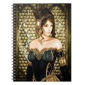 Carnet Portrait de Princesse de Conte de Fées Enchanté (Devant)