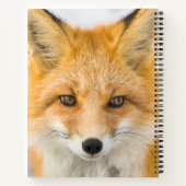 Carnet Portrait de renard roux (Dos)