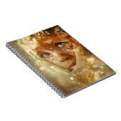 Carnet Portrait de rêve d'enfants | Regard voilé d'or (Côté Droit)