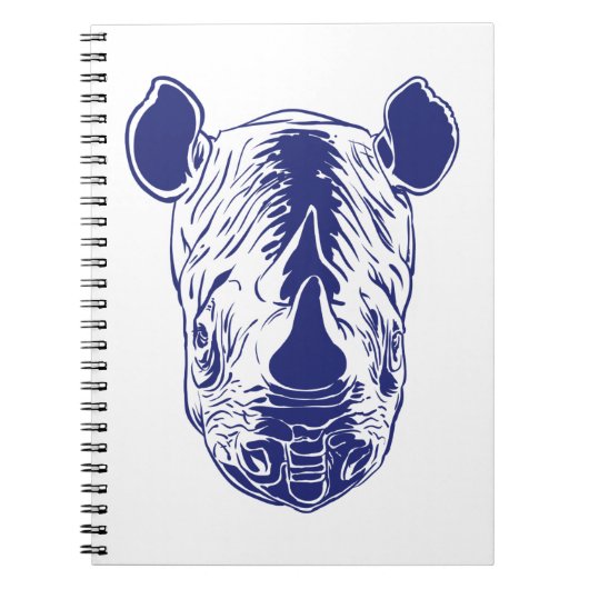 Carnet portrait de rhinocéros (Devant)