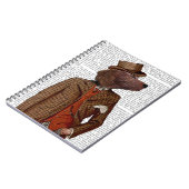 Carnet Portrait de Rider Red Setter (Côté gauche)