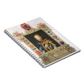 Carnet Portrait de roi de Philip II de l'Espagne (Côté Droit)