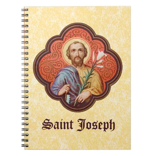 Carnet Portrait de Saint-Joseph dans un octofoil (TF 02) (Devant)