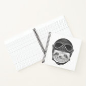 Carnet Portrait De Sloth | Casque Vintage (Intérieur)