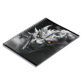 Carnet Portrait de tête de dragon féroce (Côté gauche)