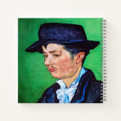 Carnet Portrait de Vincent Van Gogh d'Armand Roulin (Dos)