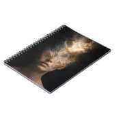 Carnet Portrait de visage éthéré se dissolvant | Esprit s (Côté gauche)
