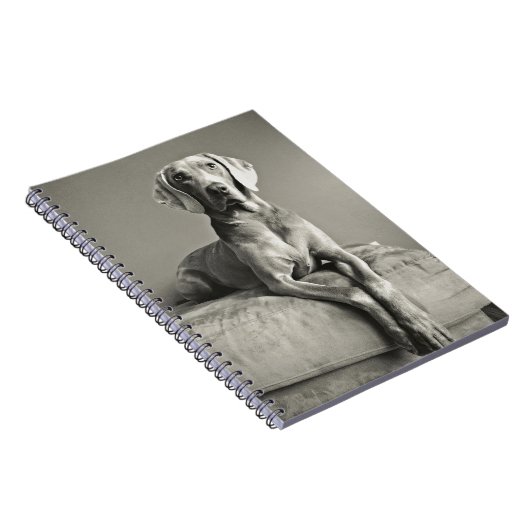 Carnet Portrait de Weimaraner (Côté Droit)