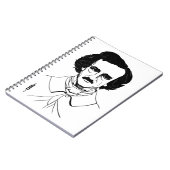 Carnet Portrait d'Edgar Allan Poe (Côté gauche)