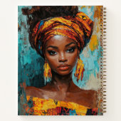 Carnet Portrait d'inspiration africaine (Dos)