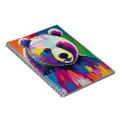 Carnet Portrait d'ours coloré (Côté Droit)
