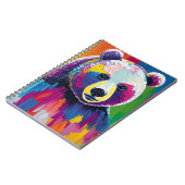 Carnet Portrait d'ours coloré (Côté gauche)