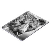 Carnet Portrait d'ours grizzli (Côté gauche)