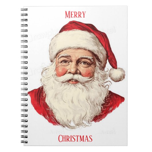 Carnet Portrait du Père Noël (Devant)