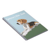 Carnet Portrait d'un Beagle en retrait (Côté Droit)