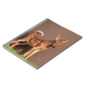 Carnet Portrait d'un faon (cerf de Virginie) (Côté gauche)