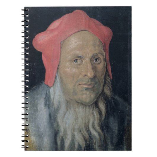 Carnet Portrait d'un homme barbu dans Red Hat, 1520 (Devant)