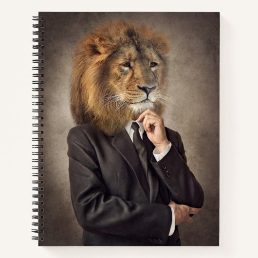 Carnet Portrait d'un lion (Devant)