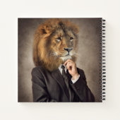 Carnet Portrait d'un lion (Dos)