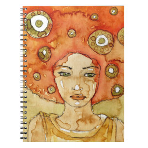 Carnet Portrait d'une belle fille