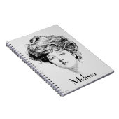 Carnet Portrait d'une fille de Gibson, 1900 (Côté Droit)