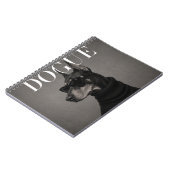 Carnet Portrait éditorial de Doberman (Côté gauche)