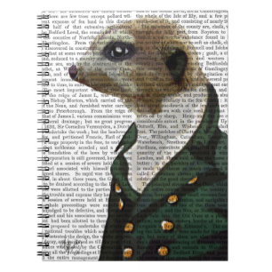 Carnet Portrait élégant de Meerkat