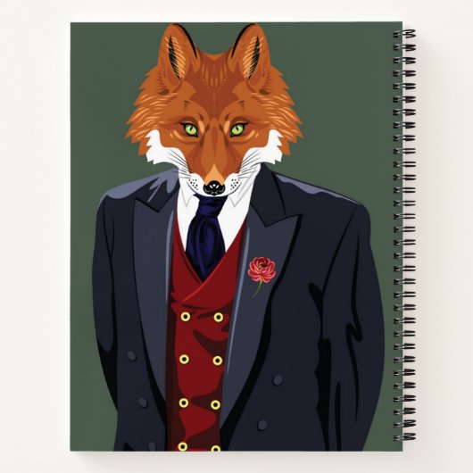 Carnet Portrait Foxy (Dos)