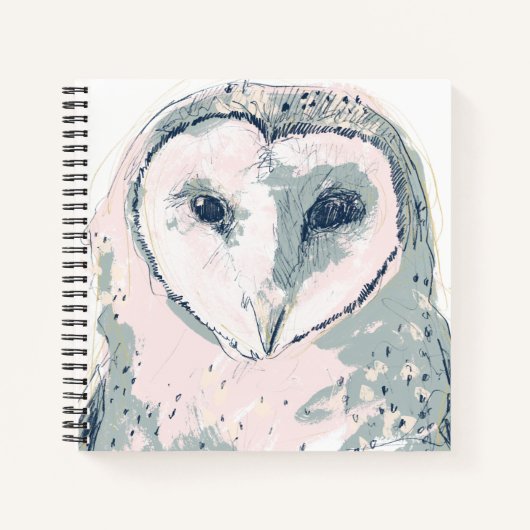 Carnet Portrait funky Owl (Devant)