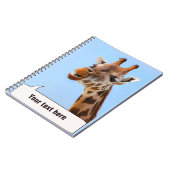 Carnet Portrait Giraffe (Côté gauche)
