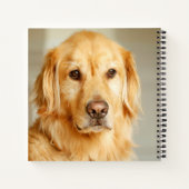 Carnet Portrait Golden Retriever (Dos)