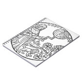 Carnet Portrait idéal d'Aristote (384-322 AVANT JÉSUS (Côté gauche)