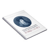 Carnet Portrait Leonardo da Vinci avec devis (Côté Droit)