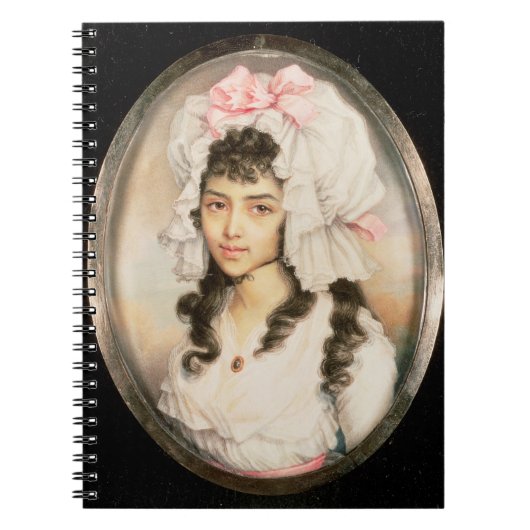 Carnet Portrait miniature d'une fille (Devant)