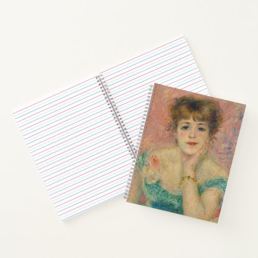 Carnet Portrait of Actress Jeanne Samary, Auguste Renoir (Intérieur)