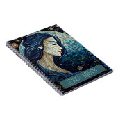 Carnet Portrait personnalisé Moon Bleu Moon (Côté Droit)