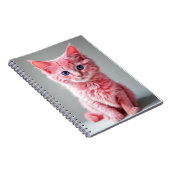 Carnet Portrait photo de chat rose (Côté Droit)