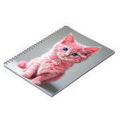 Carnet Portrait photo de chat rose (Côté gauche)