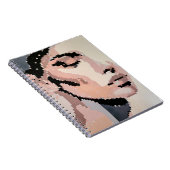 Carnet Portrait Pixel Pastel de Sérénité (Côté Droit)