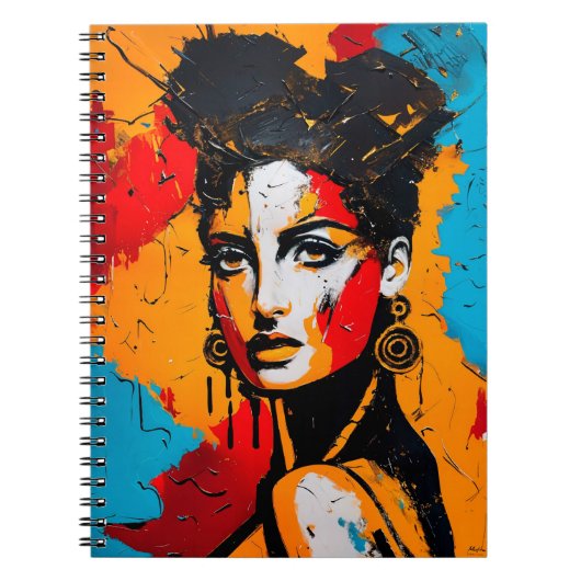 Carnet Portrait Pop Art (Devant)