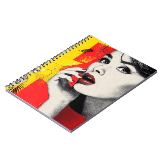 Carnet Portrait pop double (Côté gauche)