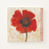 Carnet Portrait Red Poppy (Dos)