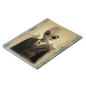 Carnet Portrait vintage Alien (Côté gauche)
