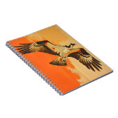 Carnet Portrait vintage du balbuzard pêcheur (Côté Droit)